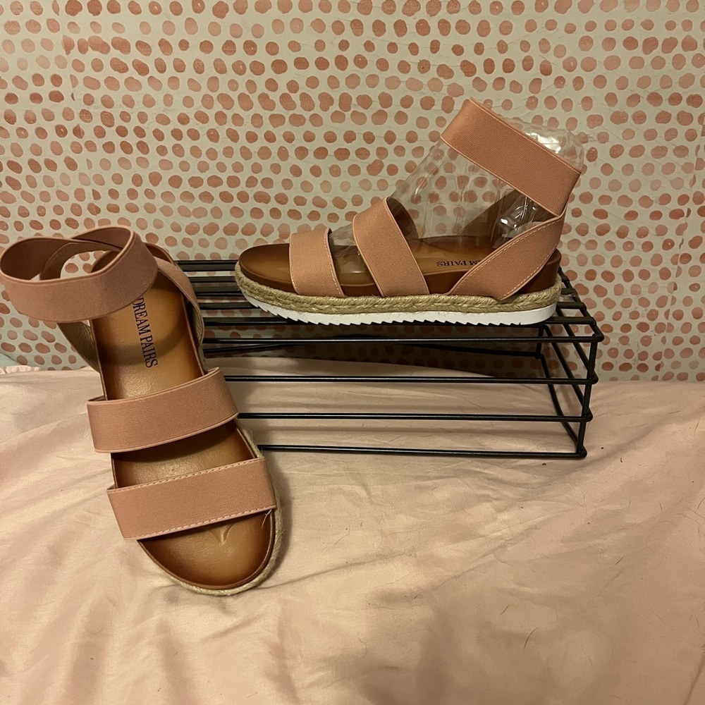 DREAM PAIRS Espadrille Flatform Platform Sandals